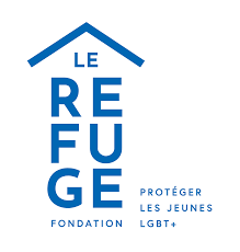 logo le refuge fondation lutte exclusion LGBTQIA+