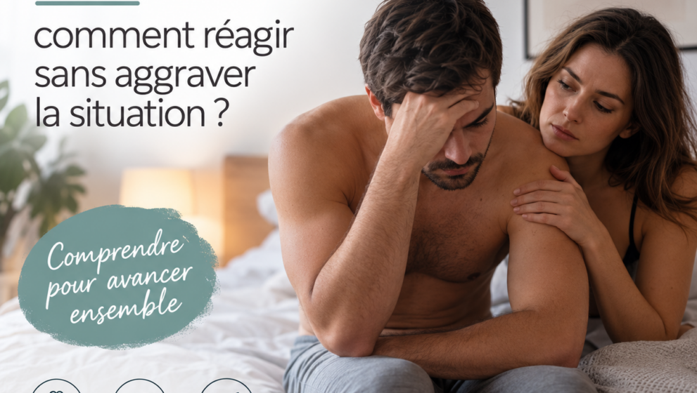 Panne sexuelle chez l’homme : comment réagir sans aggraver la situation ?